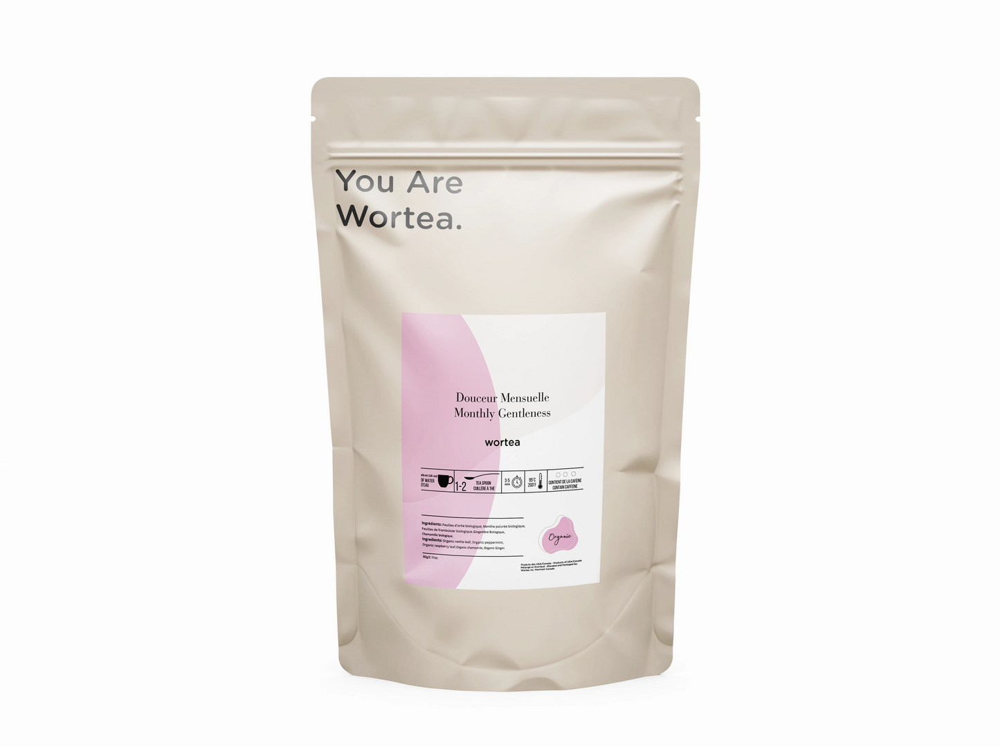 A bag of Tea for menstrual cycle